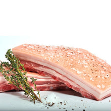 Load image into Gallery viewer, Pork Belly, skin on, boneless, chilled - $18.50/KG sold by the carton (rrp $29/KG)