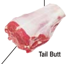 Kangaroo meaty tail butt - $5.20/kg by the carton
