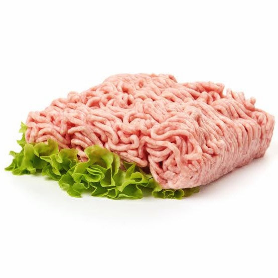 Whilst stocks last - human grade chicken mince, $9.80/kg, approx 2kg x6 per carton