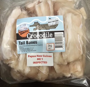 Crocodile tail bones - 3KG bag