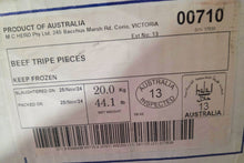 Load image into Gallery viewer, Final 3x cartons - Beef tripe pieces $5.50/kg - by the carton
