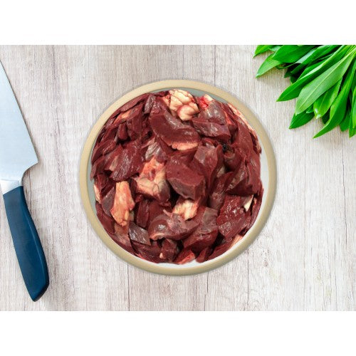 Offal - Beef, heart, split/whole - approx 1KG bags