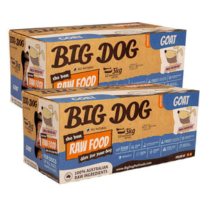 Big Dog Pet Food - Goat 3kg (12x 250g)