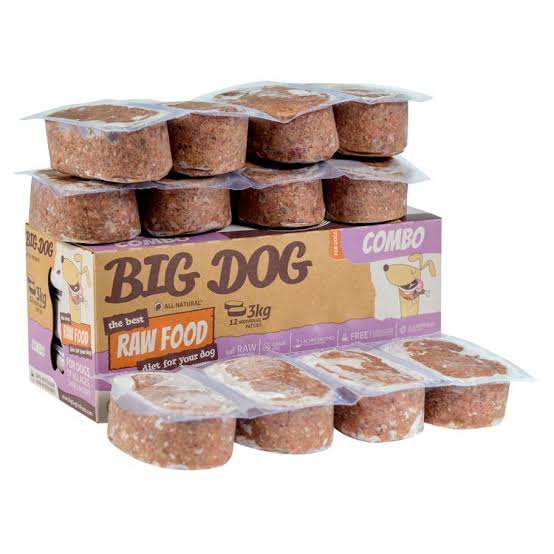 Big Dog Pet Food - Combination flavour diet 3kg (12x 250g)