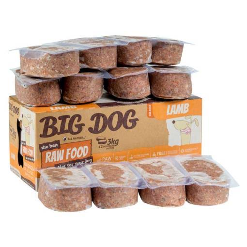 Big Dog Pet Food - Lamb diet 3kg (12x 250g)